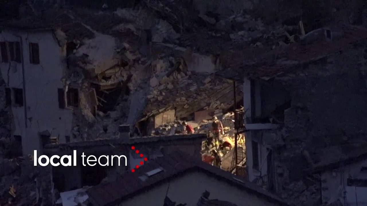 Terremoto Pescara del Tronto: le ricerche notturne