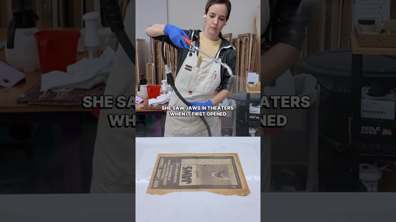 Ratowanie 50-letniej reklamy w gazecie &bdquo;Szczęki&rdquo;