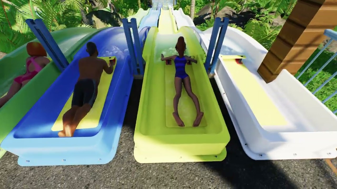 Planet Coaster 2 Panne WaterPark Walking In First Person