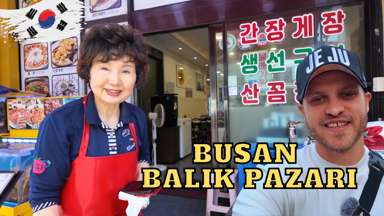 Güney Kore’nin En Büyük Balık Pazarı! - Busan’da ŞOK EDEN Deniz Ürünleri 🇰🇷