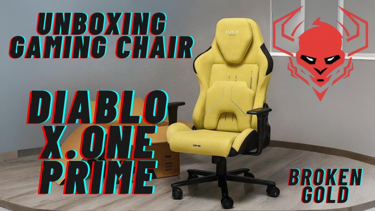 Unboxing Diablo X.One Prime (Broken Gold) – korunovali ma za kráľa pohodlia! 👑😂
