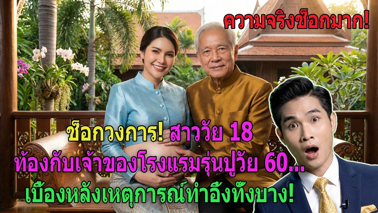 ช็อกวงการ! สาววัย 18 ท้องกับเจ้าของโรงแรมรุ่นปู่วัย 60    เบื้องหลังเหตุการณ์ทำอึ้งทั้งบาง!