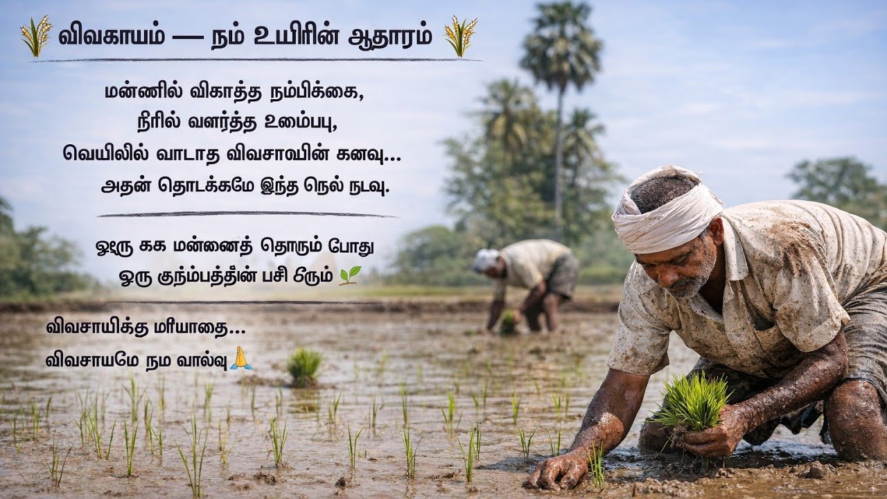 🌾🌾🌾 நெல் நடவு செய்ய தயார் செய்தல்🌾🌾🌾
