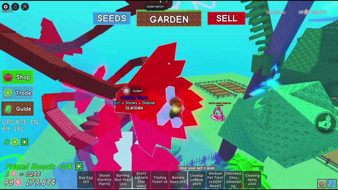 Je suis revenue? Grow a garden...