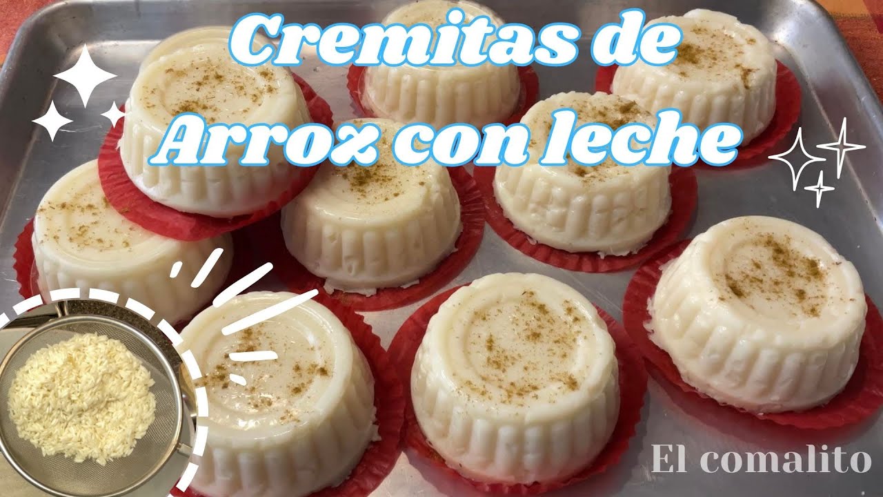 Como hacer cremas de arroz con leche  🥛 🍚 😋 ✨