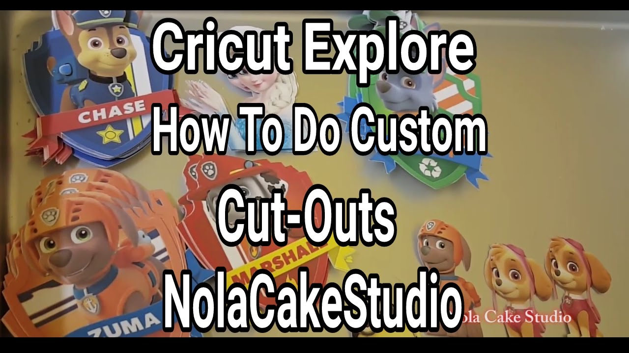 Cricut Explore Tutorials: Custom Cut-Outs For Parties