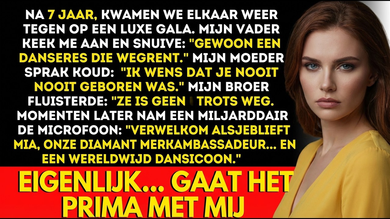 Mijn familie noemde me “maar danser” op het gala — daarna benoemde een miljardair me tot ambassadeur