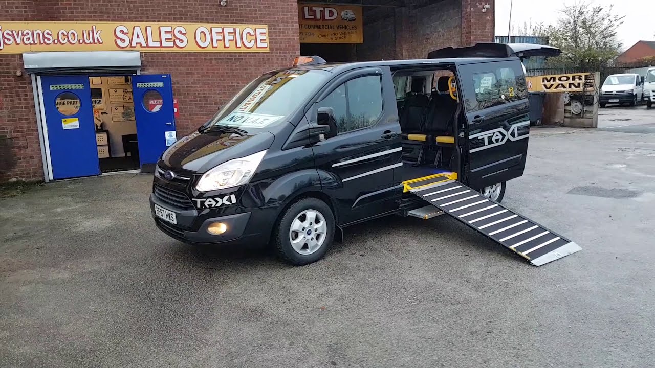 FORD ALLIED PRO CAB TAXI AUTOMATIC M8 SPEC 2-0 EURO 6 WHEELCHAIR ACCESS £18995 NO VAT 67 REG SK56PH