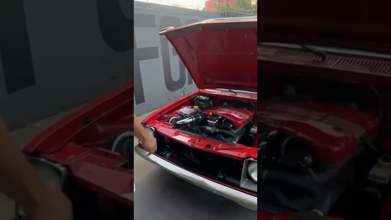 MOTOR DE OMEGA NUM CHEVETTE 😳 #carros #rebaixados #turbo