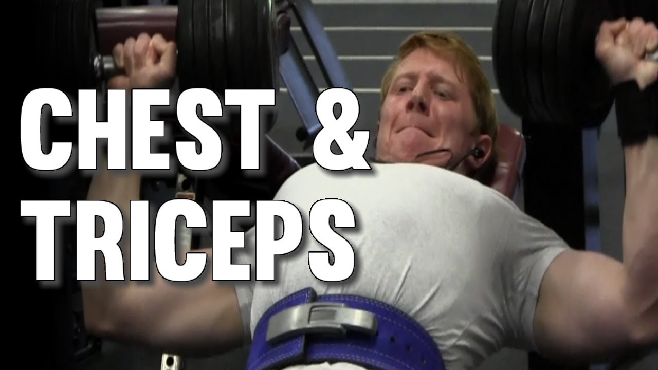 LEAN MASS CHEST & TRICEPS WORKOUT - How to Get a Bigger Chest
