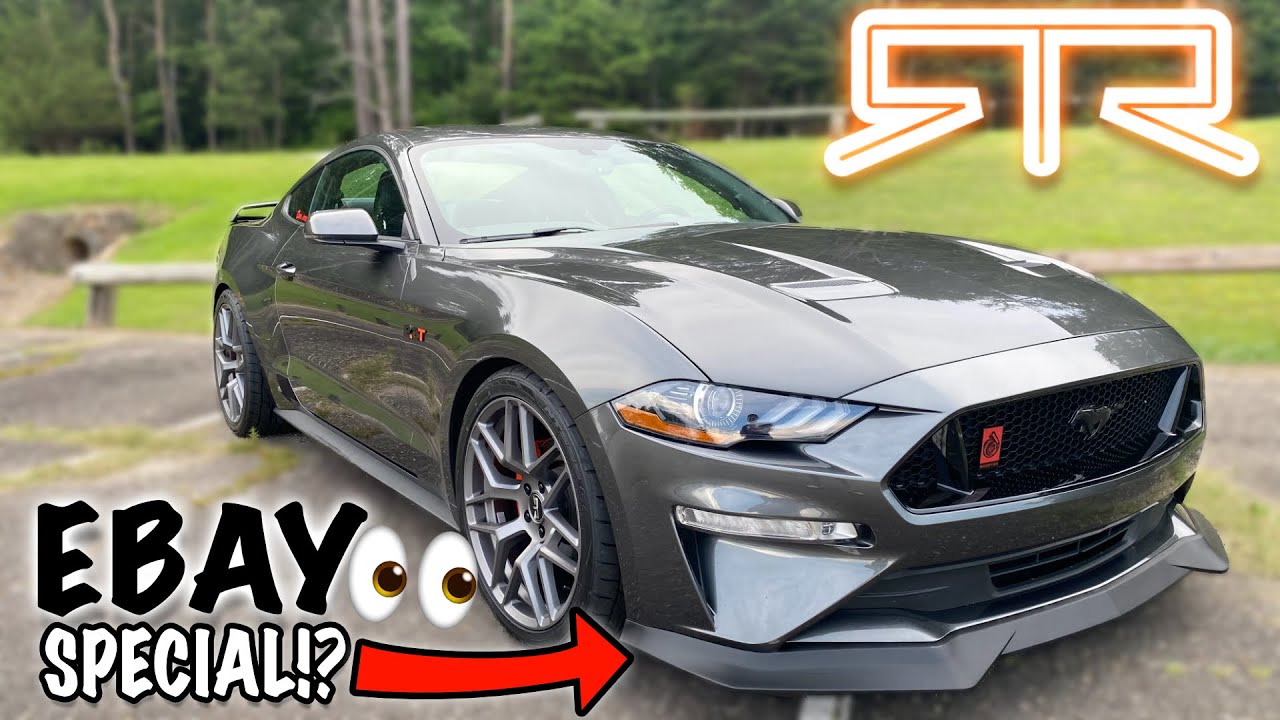 My MUSTANG Ecoboost Gets AGGRESSIVE RTR Style Front Chin Spoiler!!