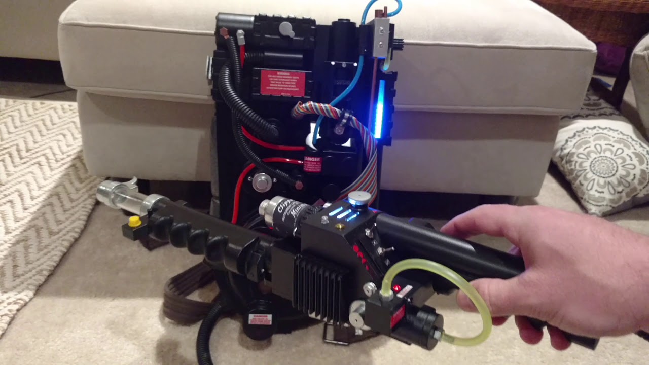 Ghostbusters Arduino Proton Pack Lights and Sounds Demo