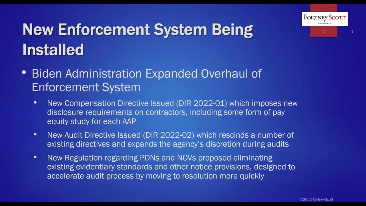 OFCCP Federal Contractor Portal Legal Compliance