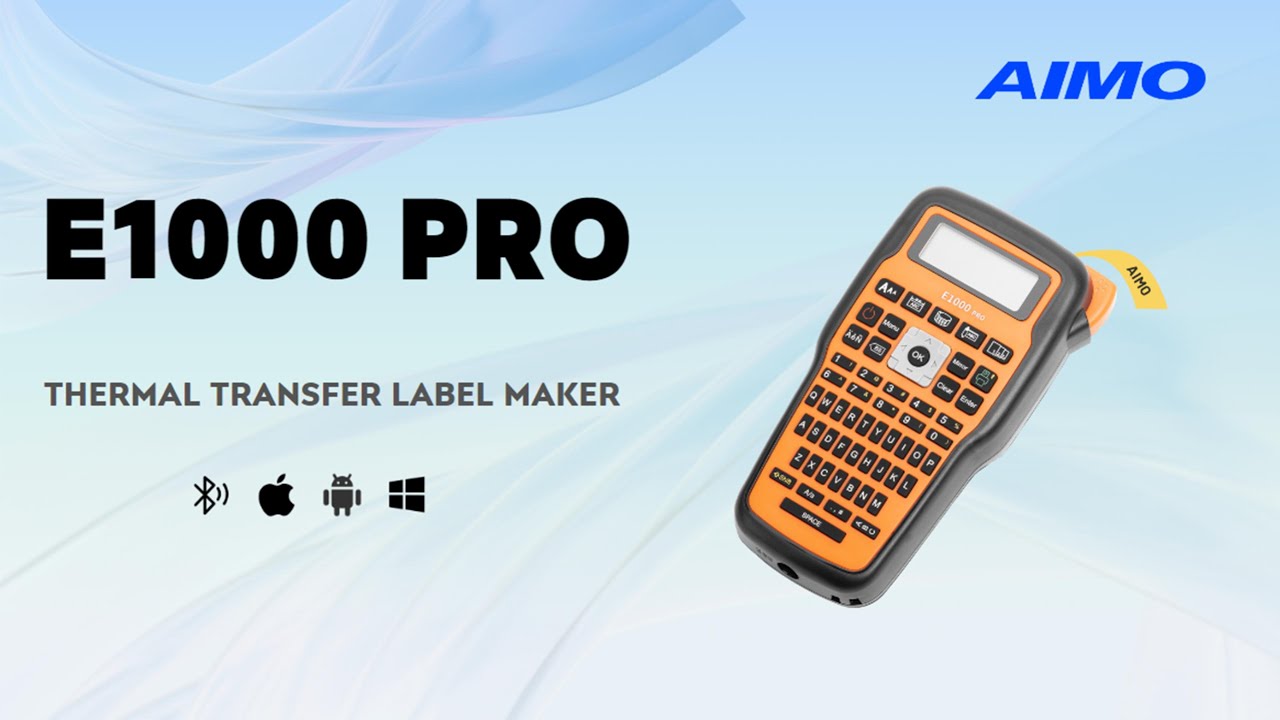 Introduction | AIMO E1000 pro Thermal Transfer Label Printer