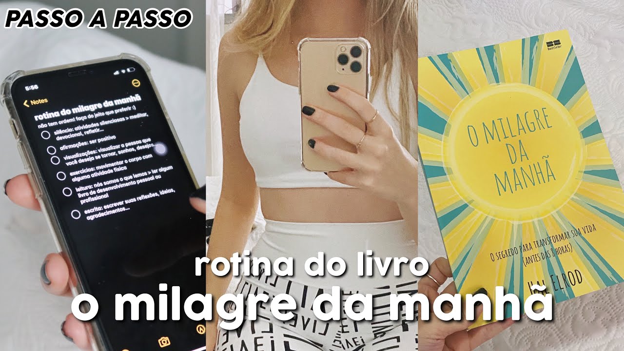 rotina do MILAGRE DA MANHÃ | acordando antes das 6 da manhã