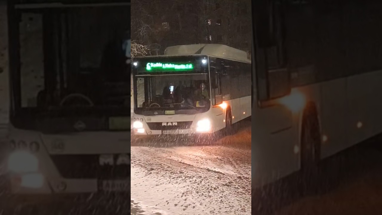 Autobus MAN Lion's City Ü CNG na okružnej linke 6 | Ďakujem za pozdrav | 