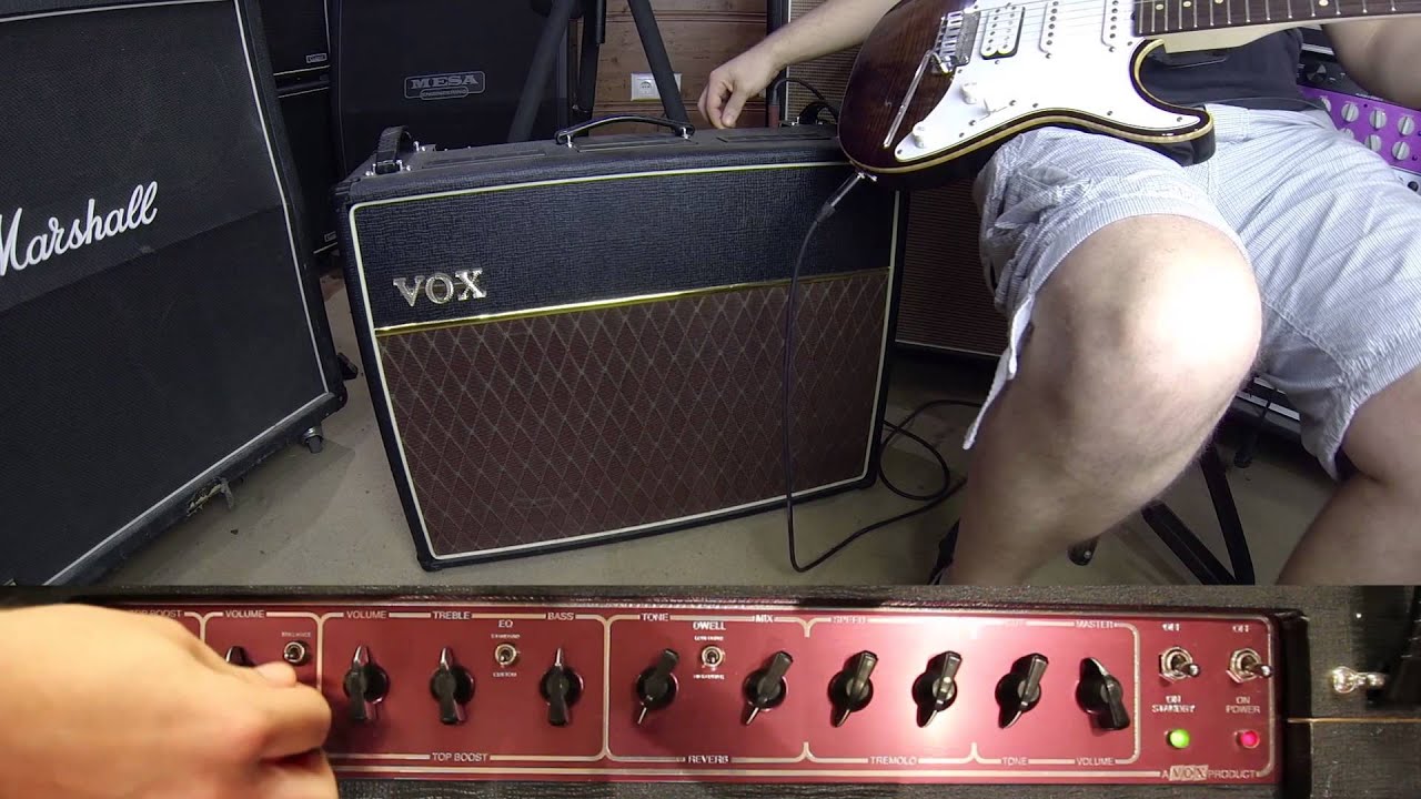 MODDED VOX AC30 CC2X TOP BOOST (OVERDRIVE) + SUHR S3