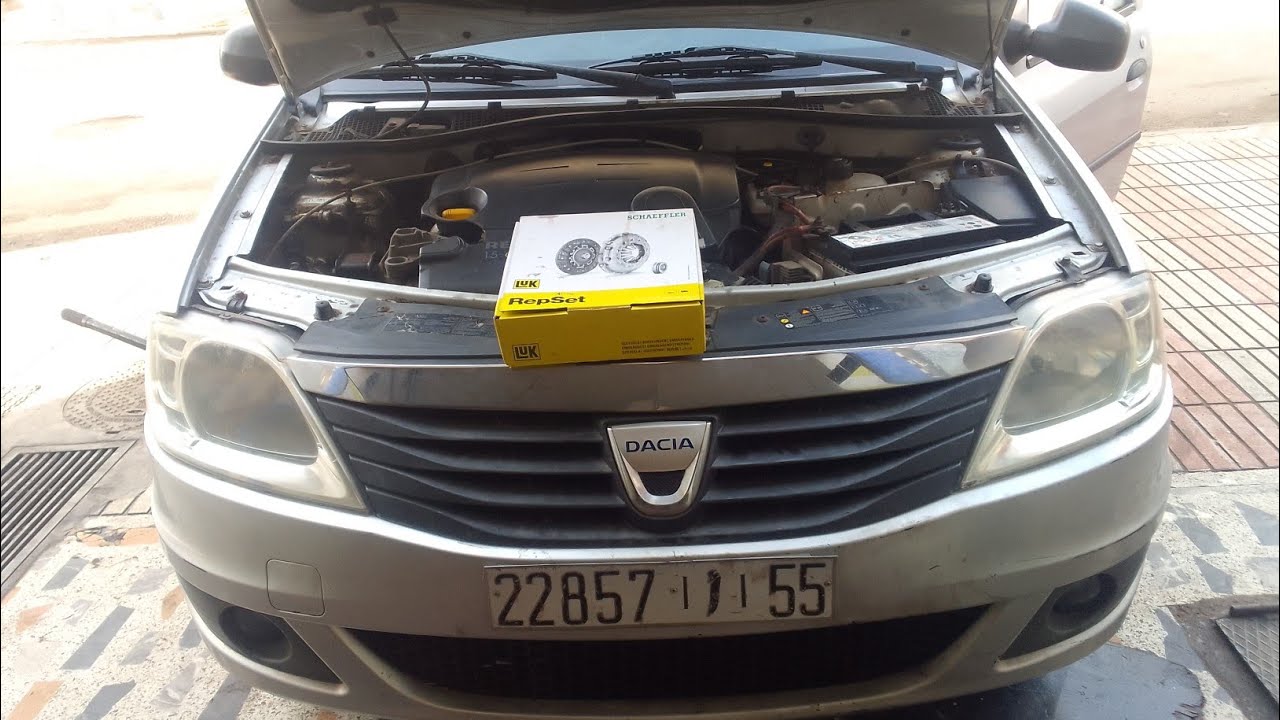 changement et référence kit d'embrayage Dacia Logan DCI 1.5 2008 luk 622 3055 00