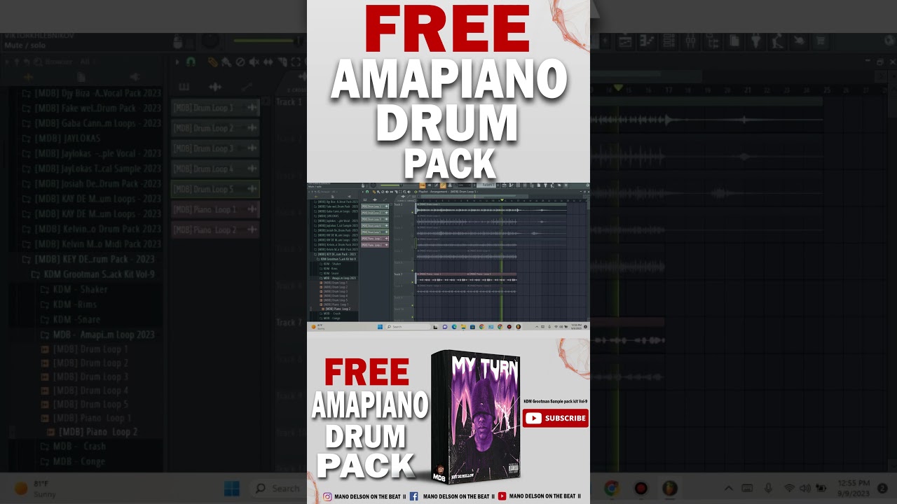 🔥[FREE]🔥 Amapiano Bundle Pack 2023 |🌀🔥🎹 | 
