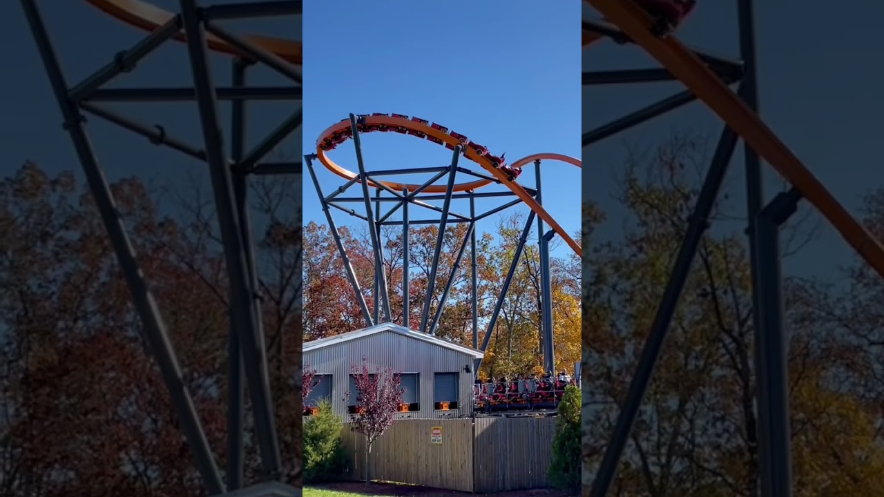 Jersey Devil Coaster at Six Flags Great Adventure #mitchbeachfun #rollercoaster #amusementpark