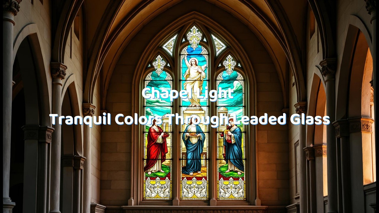 Chapel Light — Tranquil Colors Through Leaded Glass (1 hour)