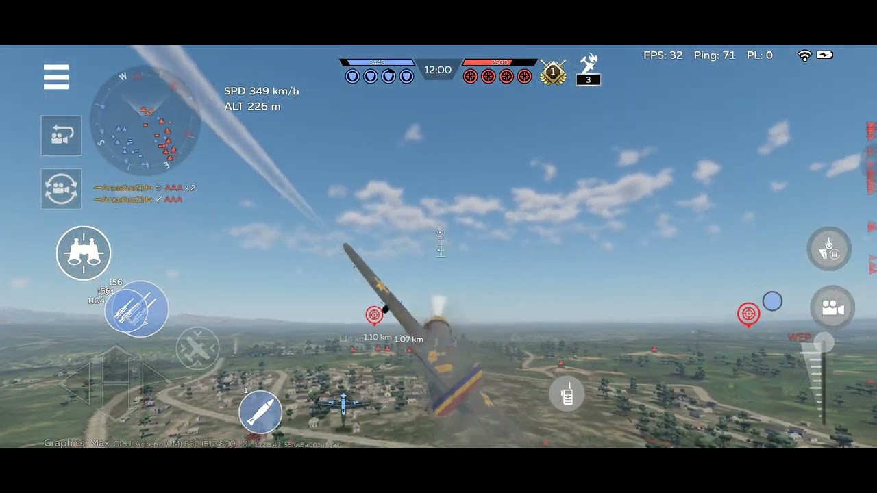 War Thunder Mobile Air Combat: IAR-81C 