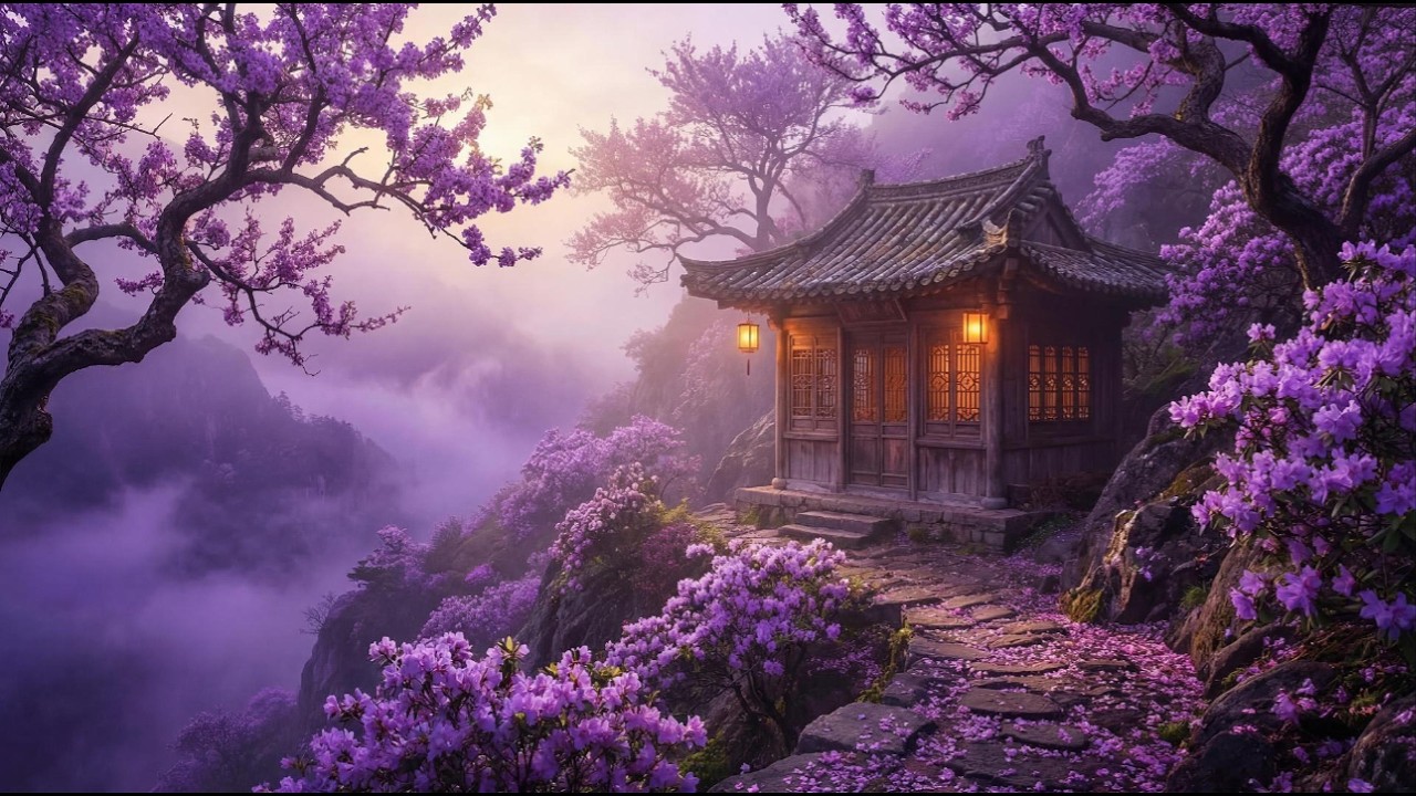 The Violet Pavilion (紫亭) | Original Chinese Zen Album | 1 Hour of Guqin & Erhu Music