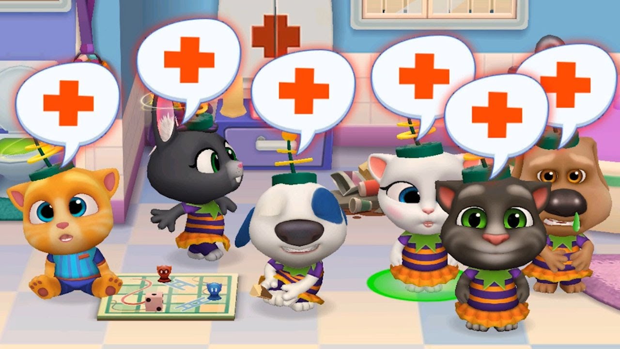 FUN! FUN! FUN! MY TALKING TOM FRIENDS GAMEPLAY #7