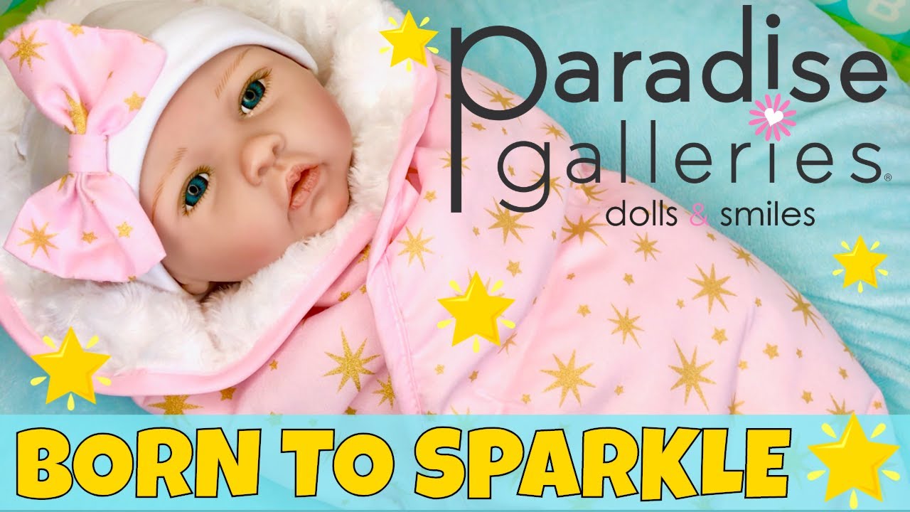 🌟Born To Sparkle! ✨New Paradise Galleries Baby Bundles! 🎁Unboxing, Details, Changing and Feeding!