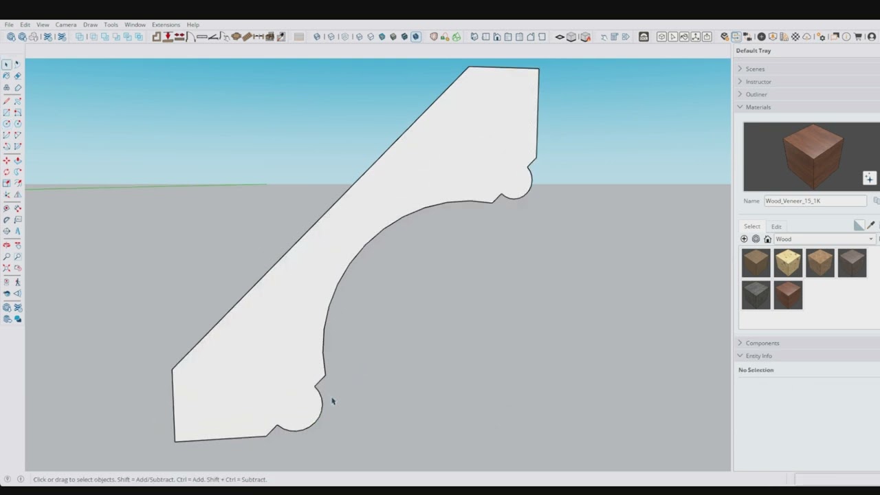 #SketchUp #سكتش_اب #تصميم_داخلي 📌 Description:  في الفيديو ده ببدأ معاكم أول خطوة في شرح برنامج Sk