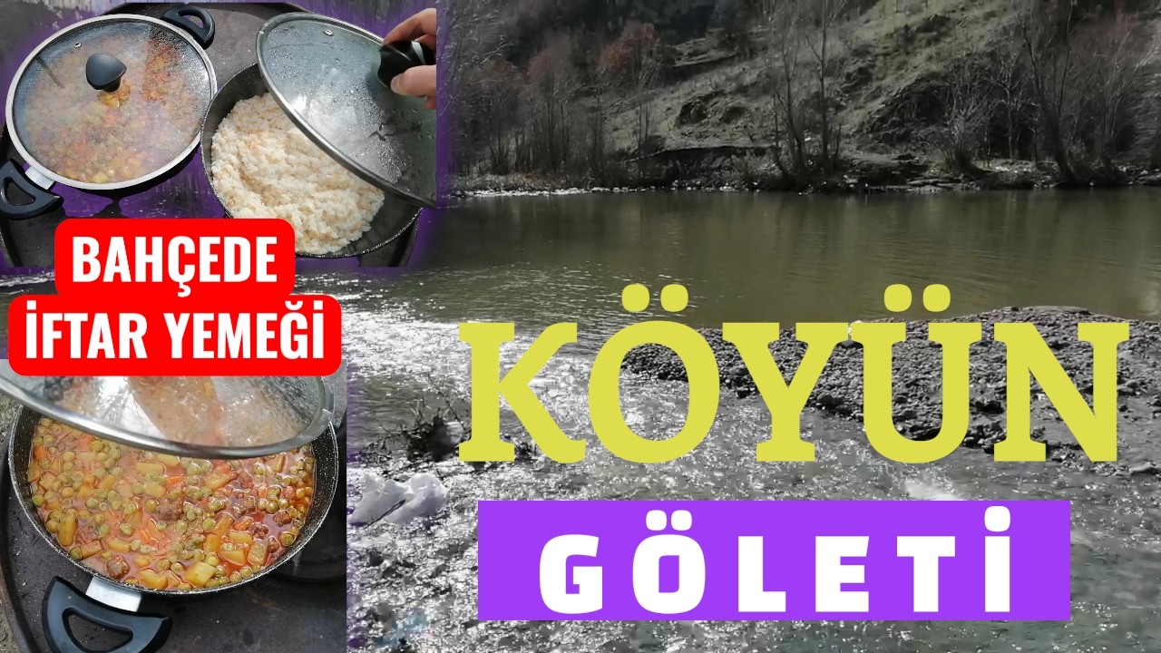 Köyün Göleti, Bahçede İftar Yemeği Hazırladık, Mutfak Artıklarından Kompost, Bitkiler Son Durum