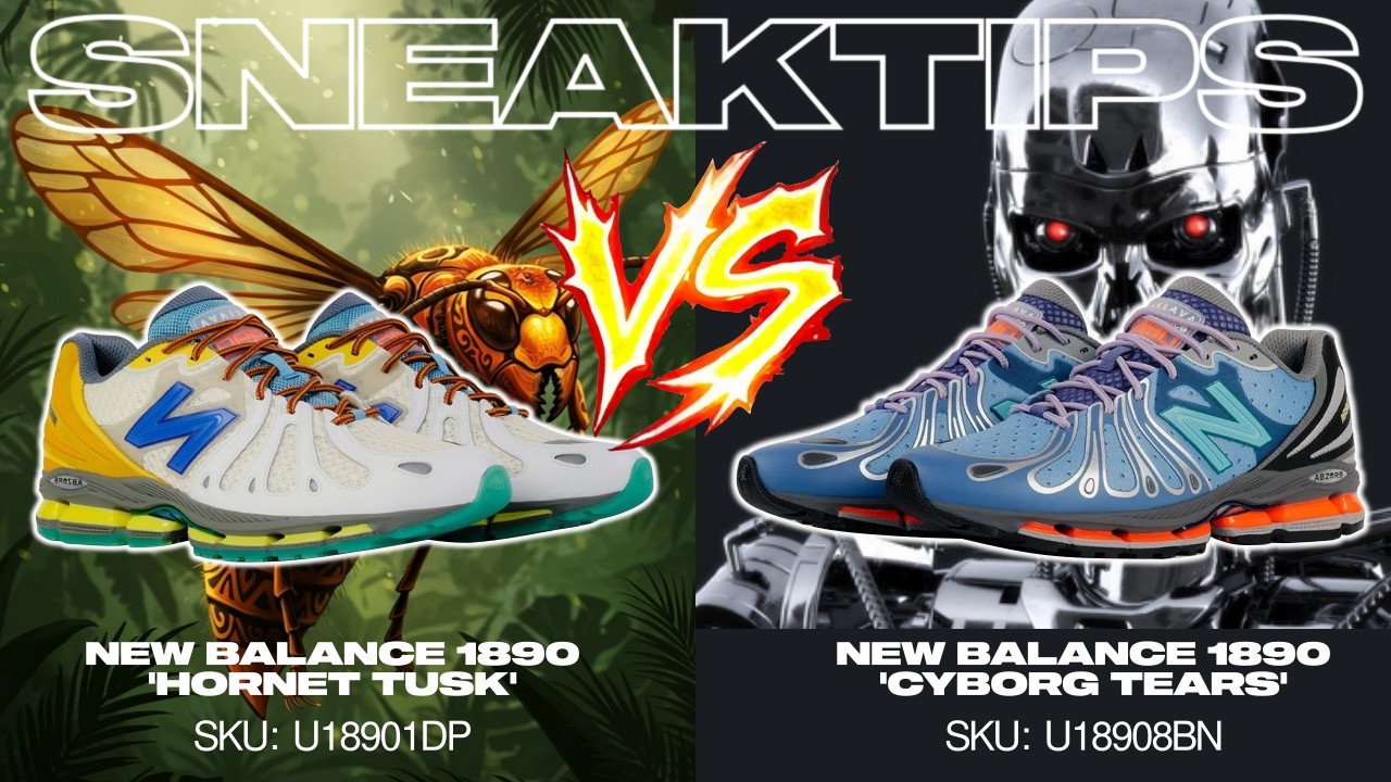 Обзор кроссовок New Balance Action Bronson 1890 Hornet Tusk VS. Cyborg Tears