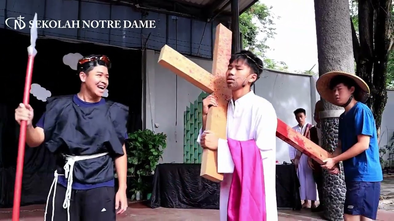 Tablo Jalan Salib (Kisah Sengsara Tuhan Yesus Kristus) SMA Notre Dame Puri Indah