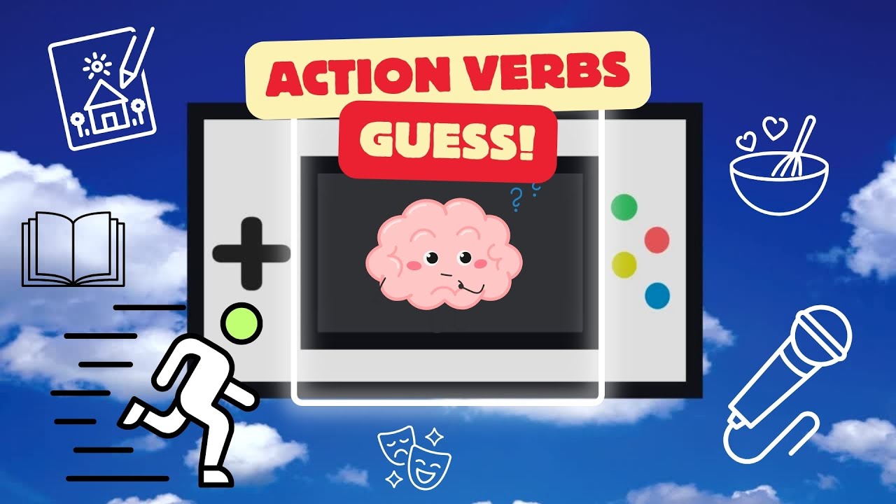 ACTION VERBS | QUIZ | Guessing GAME | English Vocabulary | Go Getter 1