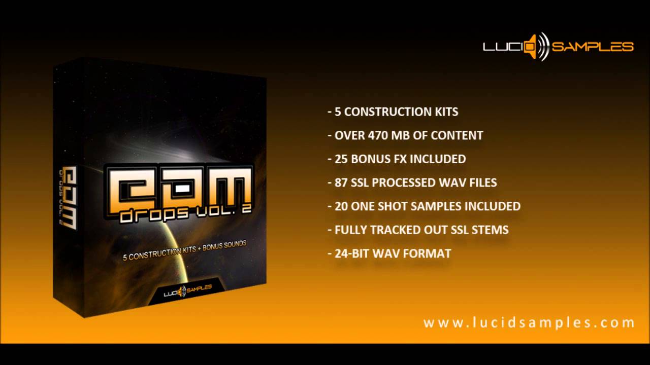 EDM Drops Vol  2 - Stems Pack for EDM Producers
