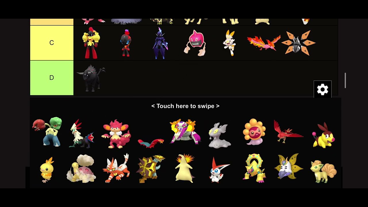 Shiny fire type Pokemon tier list 
