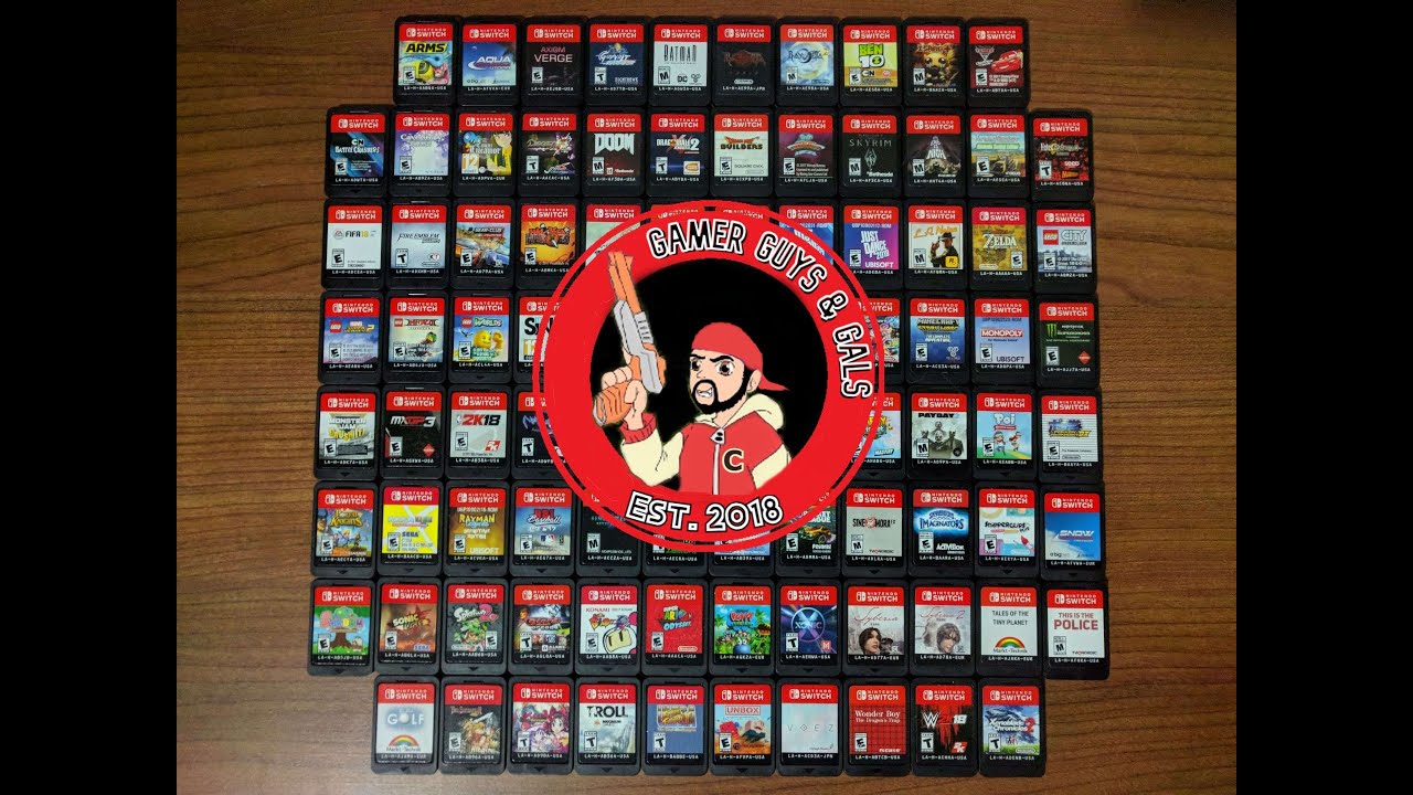 My Nintendo Switch Collection over 100 titles