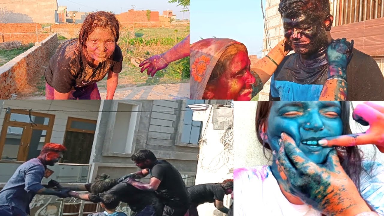 ऐसी खतरनाक Holi कही नही देखी होगी || ऐसे दुश्मनी कौन निकलता है #Holi #festival #sonikaushik #vlog