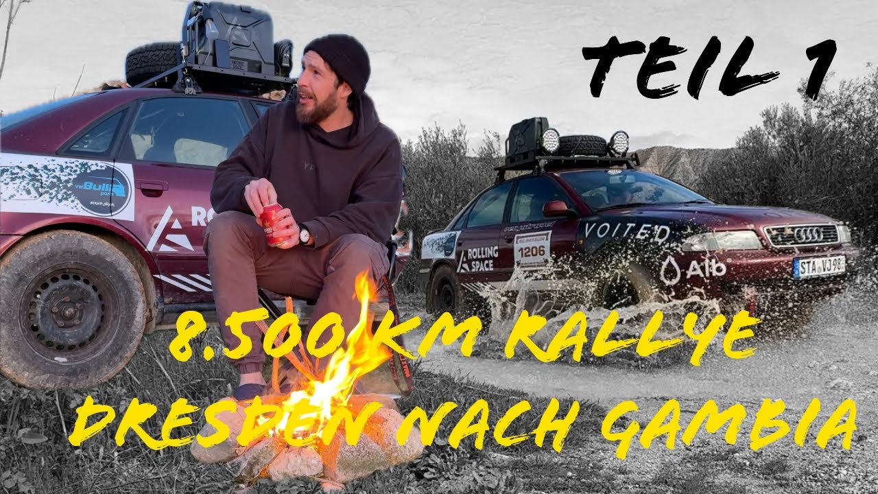 Rallye von Dresden nach Gambia - 8500km Audi A4 B5 - 4 Wochen - Teil 1
