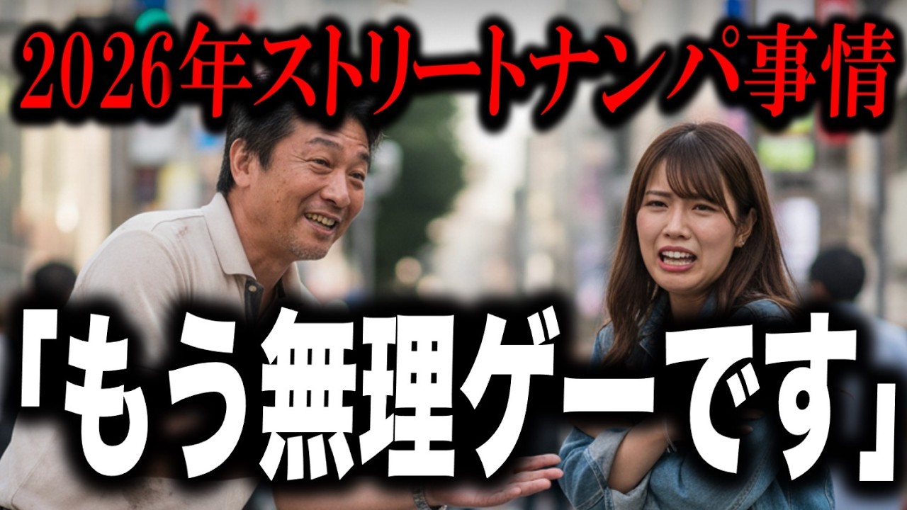 【2026年最新】おじさんのためのストリートナンパ事情