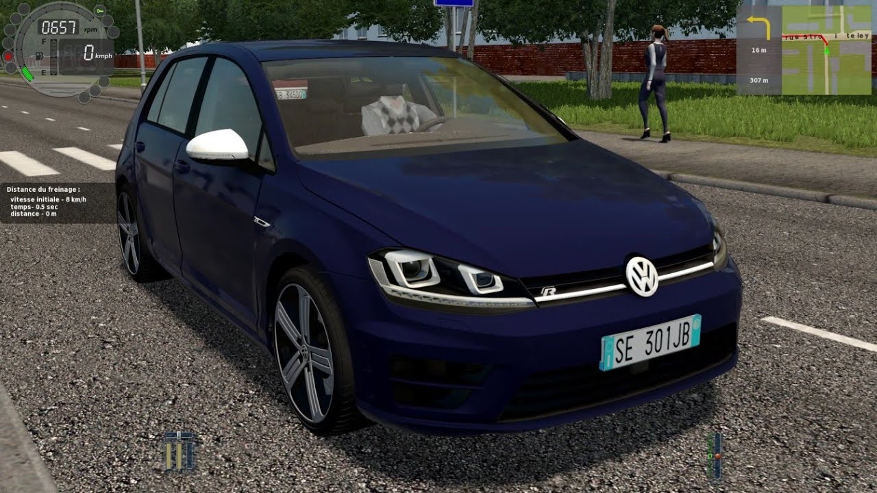 City Car Driving - Volkswagen Golf 7.5 GTI | Street Racing [Logitech G27]