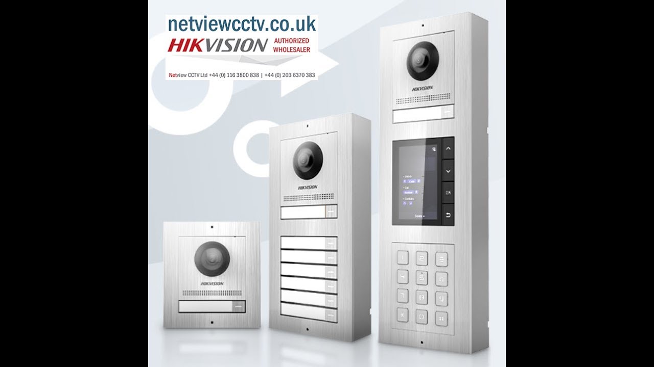 Hikvision IP Modular Video Intercom Stainless Steel Unboxing