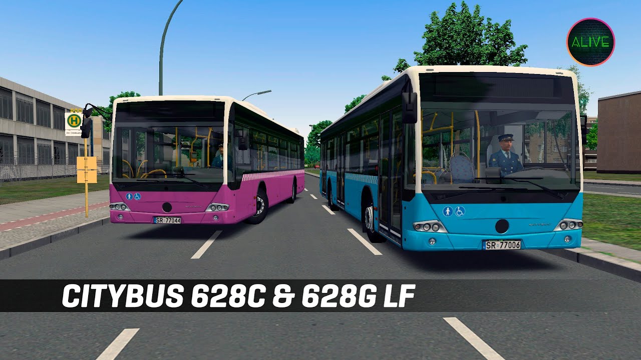 [OMSI 2] ОБЗОР DLC - CITYBUS 628C & 628G LF