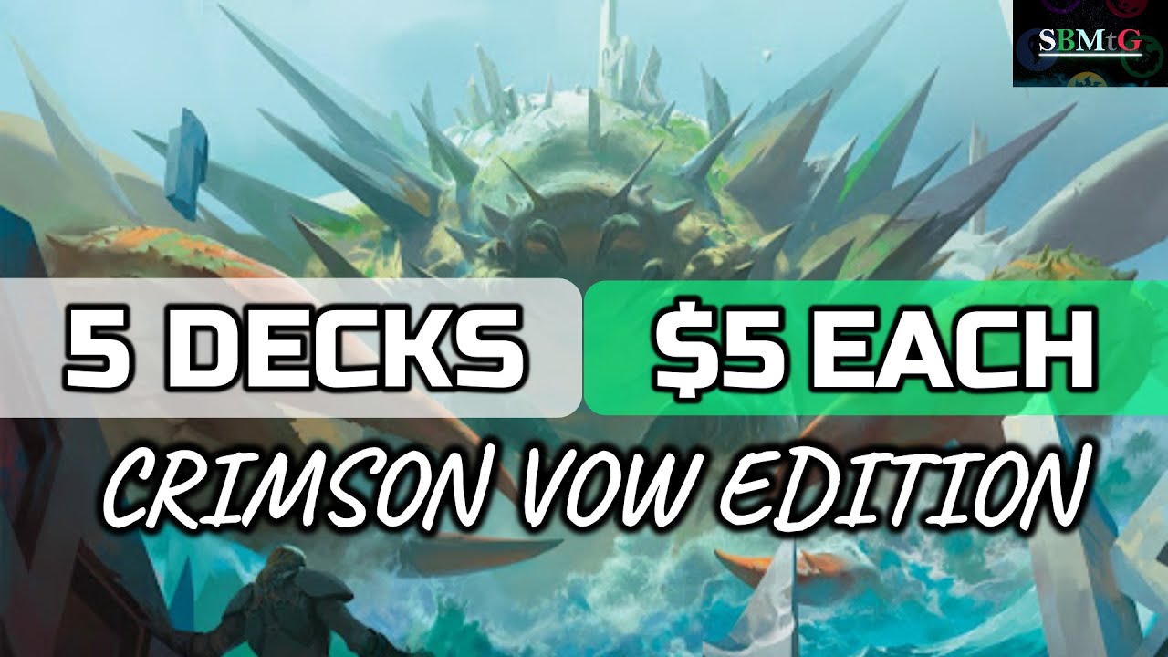 5 Decks for $5: Crimson Vow Edition | Budget Mtg