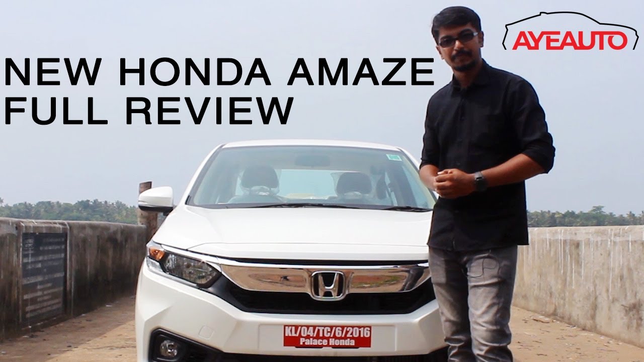 2018 Honda Amaze CVT Diesel - Feature, Pricing, Drive Review - Detailed Malayalam Review