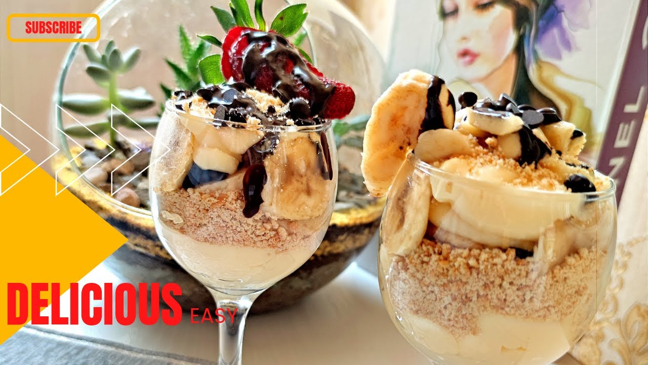 banana paraffin dessert