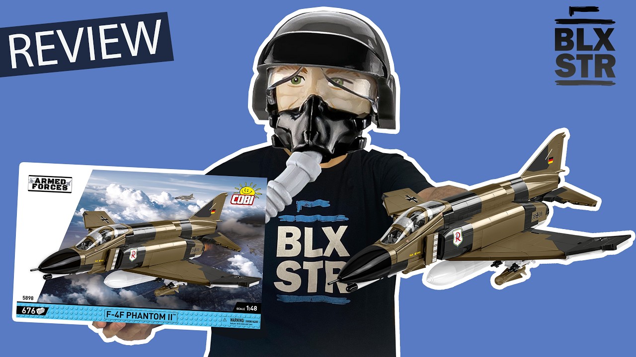 WUNSCHTRAUM! 💥COBI-5898 F-4F Phantom II Luftwaffe ▶️ UNBOXING, SPEED BUILD & REVIEW