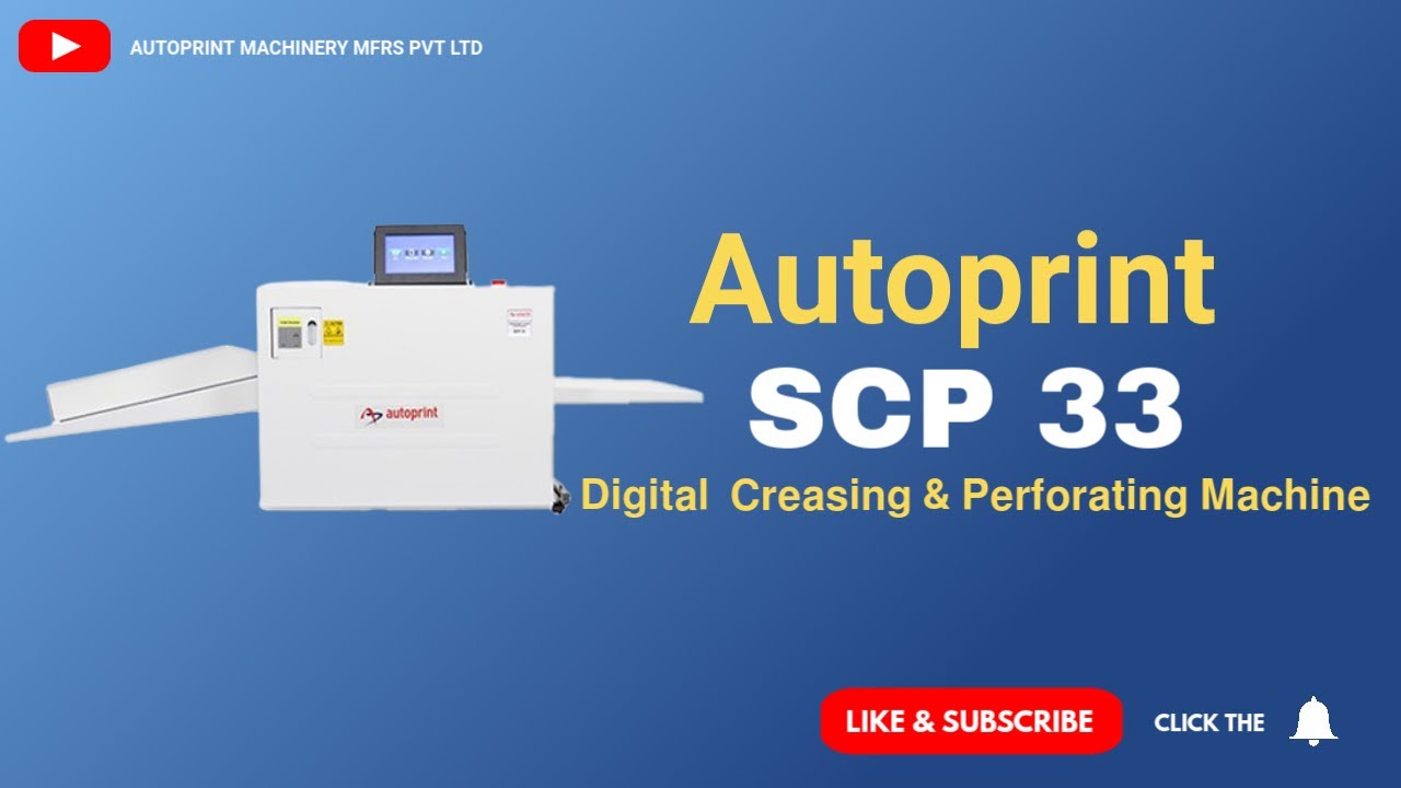𝐀𝐮𝐭𝐨𝐩𝐫𝐢𝐧𝐭 𝐒𝐂𝐏 𝟑𝟑 – 𝐃𝐢𝐠𝐢𝐭𝐚𝐥 𝐏𝐚𝐩𝐞𝐫 𝐂𝐫𝐞𝐚𝐬𝐢𝐧𝐠 & 𝐏𝐞𝐫𝐟𝐨𝐫𝐚𝐭𝐢𝐧𝐠 𝐌𝐚𝐜𝐡𝐢𝐧𝐞 | 𝐇𝐢𝐠𝐡-𝐒𝐩𝐞𝐞𝐝  | 𝐂𝐚𝐥𝐥 : 𝟗𝟏𝟓𝟗𝟒𝟎𝟔𝟎𝟔𝟎