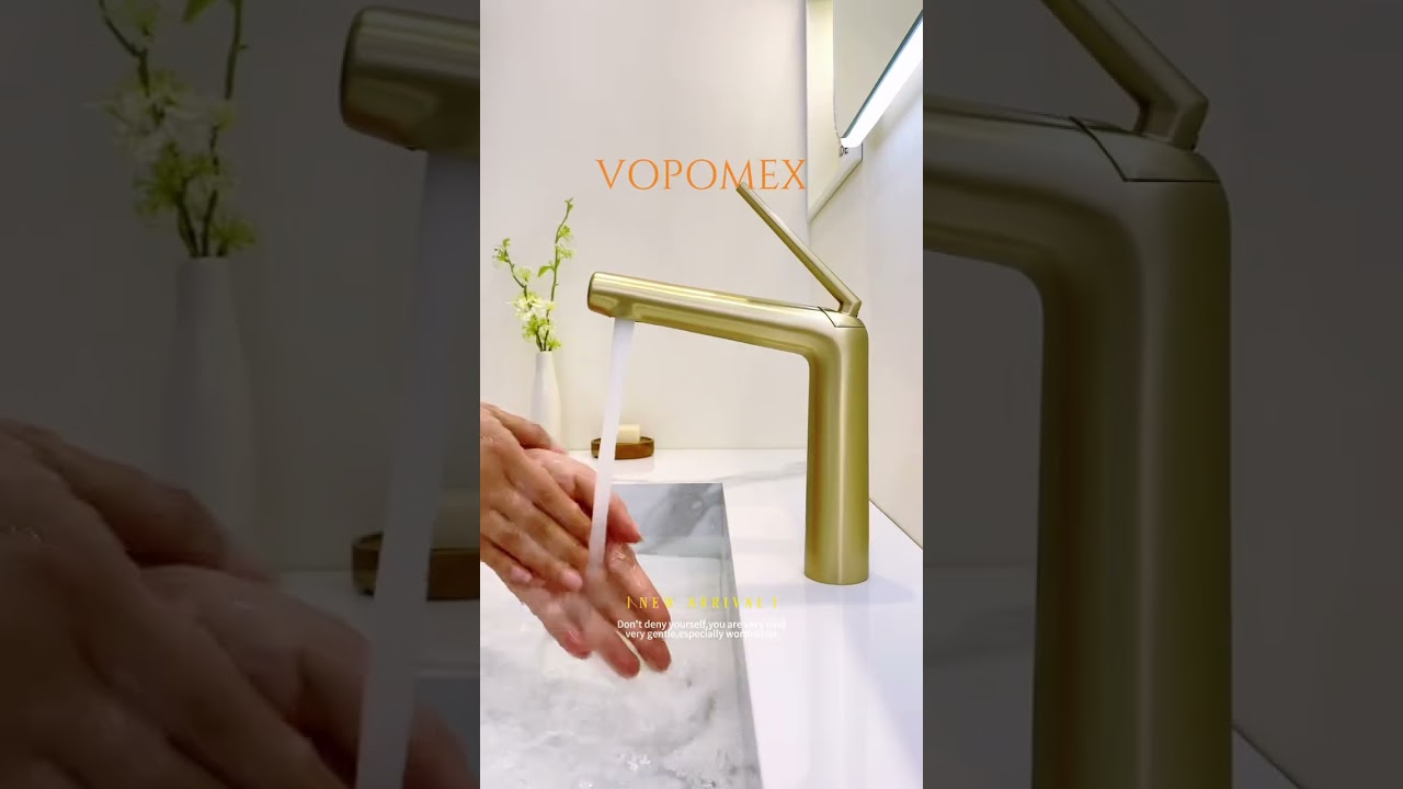 Brushed gold faucet 🟡 #faucet #tap #tapware #ba&ntilde;o #ducha #grifo #grifo #grifer&iacute;a