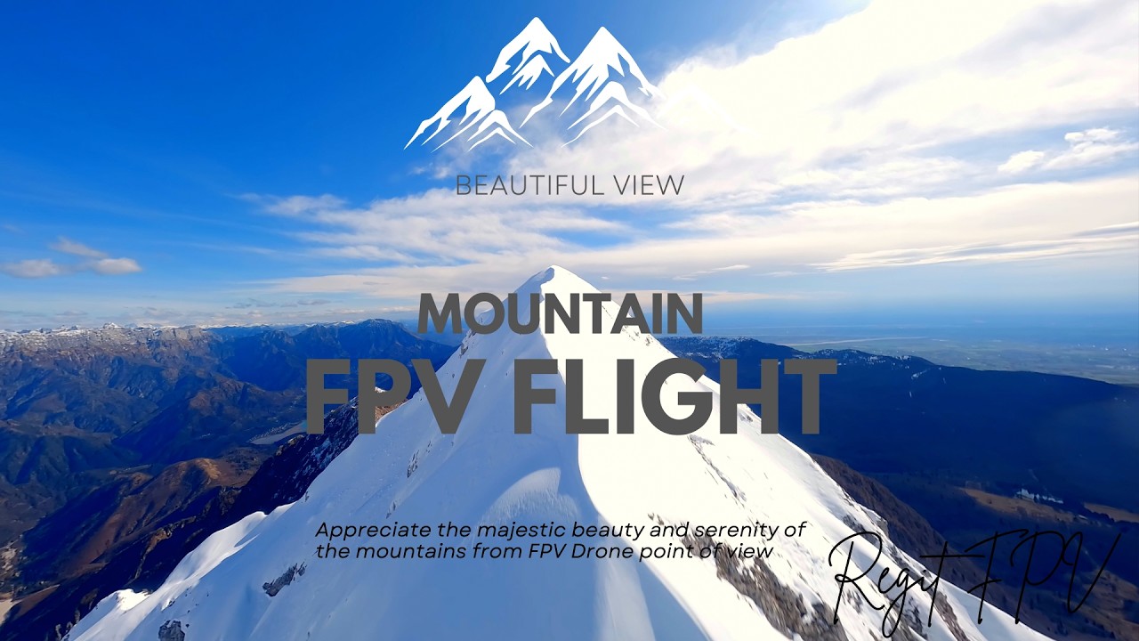 Volo FPV EPICO sulle Montagne Italiane: Dal Fiume alle Cime Innevate! 🏔️🚁